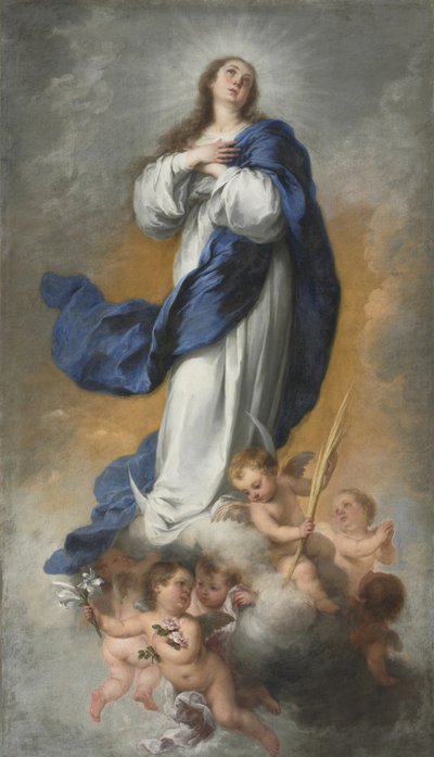 A Szeplőtelen Fogantatás alkotó: Bartolomé Esteban Murillo