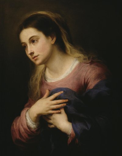 Az Angyali üdvözlet Szűze alkotó: Bartolomé Esteban Murillo