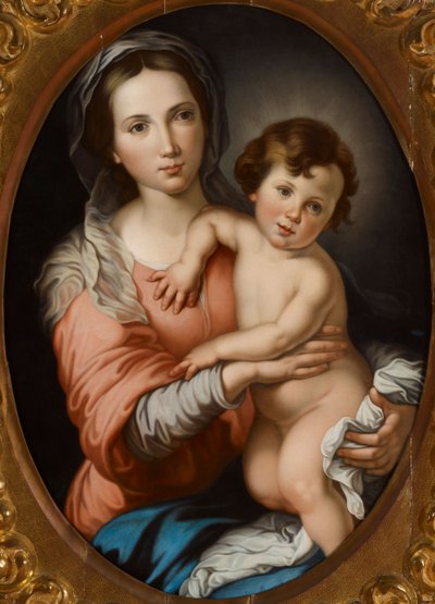 Madonna gyermekével alkotó: Bartolomé Esteban Murillo