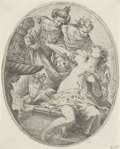 Susanna és a vének alkotó: Bartolomeo Biscaino