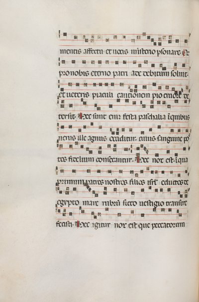 Missale: Fol. 154v: Zene Exultethez, 1469 alkotó: Bartolomeo Caporali