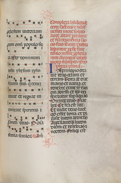 Missale: Fol. 158: Zene Exultethez, 1469 alkotó: Bartolomeo Caporali