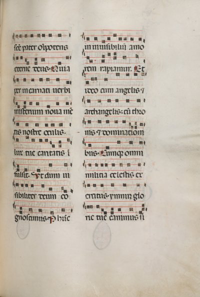 Missale: Fol. 177: Zene különféle hétköznapi imákhoz, 1469. alkotó: Bartolomeo Caporali