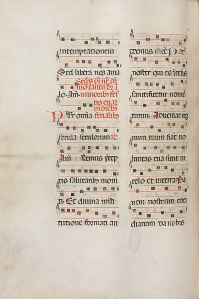 Missale: Fol. 189v: Zene különféle imákhoz, 1469. alkotó: Bartolomeo Caporali
