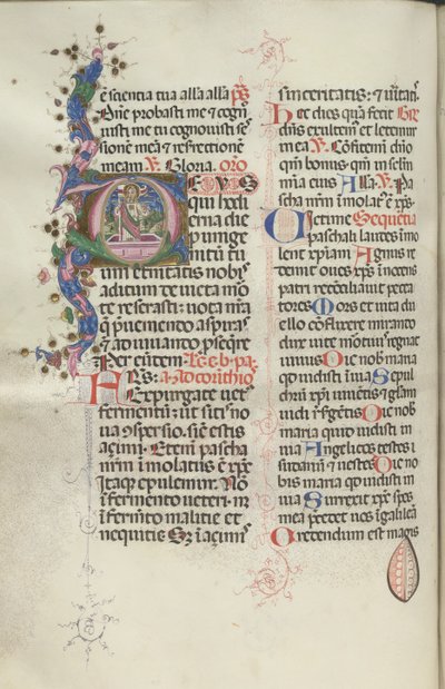 Missale: Fol. 192v: Krisztus feltámadása, 1469. alkotó: Bartolomeo Caporali