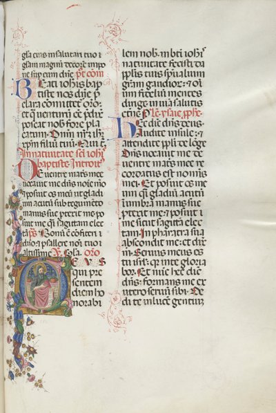 Missale: Fol. 287: Keresztelő Szent János, 1469. alkotó: Bartolomeo Caporali