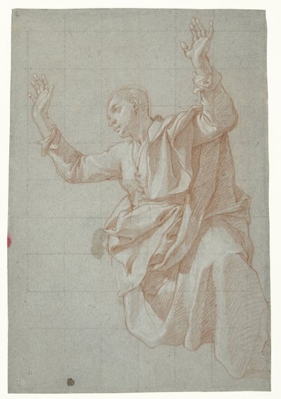 Egy fiatal férfi tanulmánya alkotó: Bartolomeo Cesi