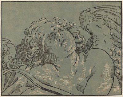 Ámor alszik alkotó: Bartolomeo Coriolano after Guido Reni