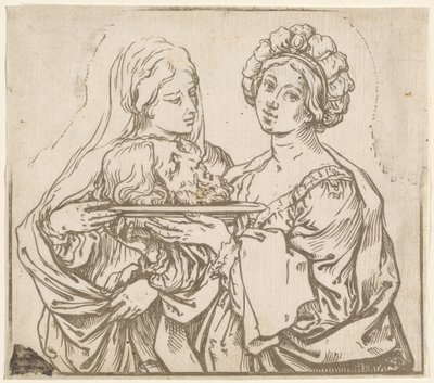 Herodias és Salome alkotó: Bartolomeo Coriolano after Guido Reni