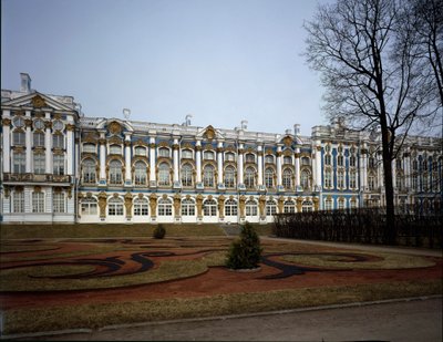 Bartolomeo Francesco Rastrelli (kb. 1700-1771) építész által megvalósított Katalin palota (Tsarskoie Selo vagy Carskoye Selo) 1752-1756, Puskin (Puskin) Oroszország alkotó: Bartolomeo Franceso Rastrelli