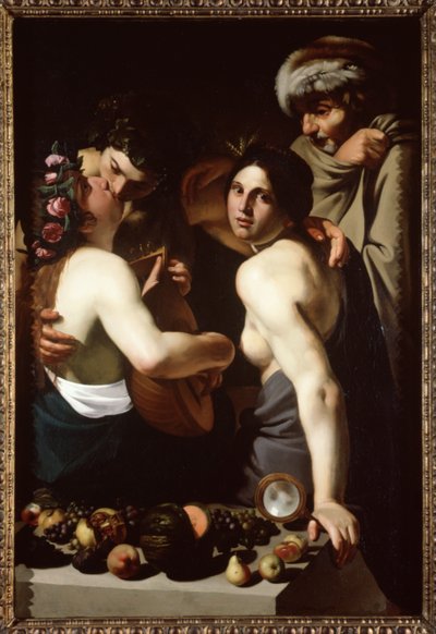 Allegória a négy évszakról, 1610 körül alkotó: Bartolomeo Manfredi