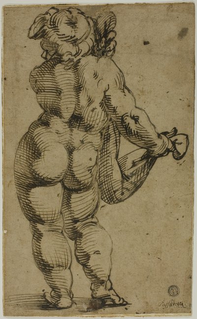 Álló Puttó Hátulról Látva alkotó: Bartolomeo Passarotti