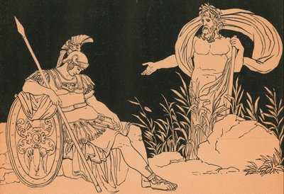 Aeneas és Tiberis alkotó: Bartolomeo Pinelli