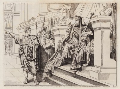 Appius Claudius, akit Lucullus küldött Nagy Tigranes udvarába (metszet) alkotó: Bartolomeo Pinelli