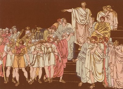 Brutus halálra ítéli fiait alkotó: Bartolomeo Pinelli