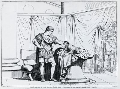 Piso halála, Bartolomeo Pinelli (1781-1835) metsze az Istoria dell