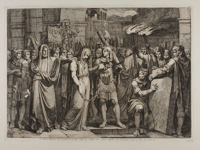 Floronia hamarosan belép a sírjába alkotó: Bartolomeo Pinelli