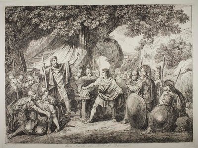Gaius Mucius Scaevola Lars Porsena jelenlétében alkotó: Bartolomeo Pinelli