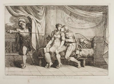 Paolo da Malatesta és Francesca da Rimini, akiket Gianciotto Malatesta lep meg alkotó: Bartolomeo Pinelli