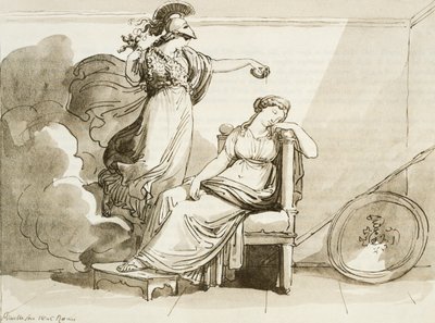 Penelope szépített Minerva által alkotó: Bartolomeo Pinelli