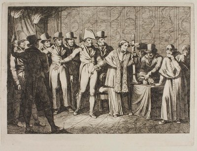 VII. Pius. 1809. július 6-án éjszaka a franciák elrabolták alkotó: Bartolomeo Pinelli