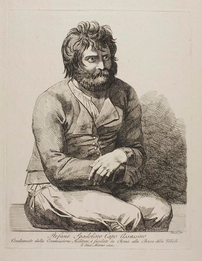 Stefano Spadolino, a rablóbanda vezére alkotó: Bartolomeo Pinelli