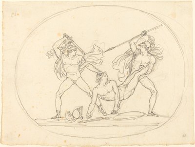 Két ősi harcos harcol egy halott elvtárs miatt alkotó: Bartolomeo Pinelli
