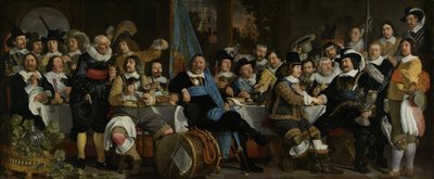 A nyilasok céhének bankettje a münsteri békeszerződés ünnepén, 1648 alkotó: Bartolomeus van der Helst