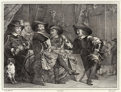 Az amszterdami íjászok polgárőrségének kormányzói alkotó: Bartolomeus van der Helst