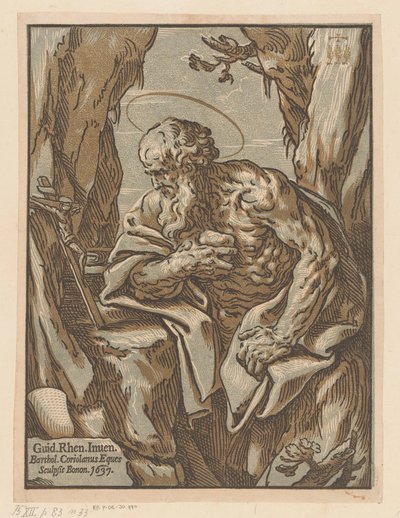 Szent Jeromos a vadonban alkotó: Bartolommeo Coriolano