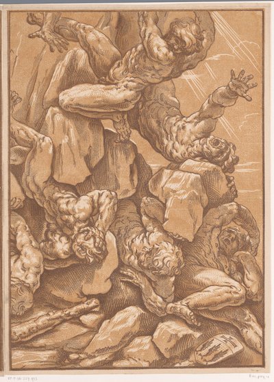 Az óriások bukása (negyedik rész) alkotó: Bartolommeo Coriolano