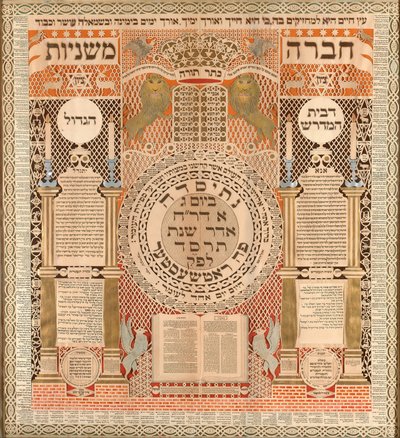 Emlék tábla és Omer naptár alkotó: Baruch Zvi Ring