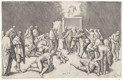 A frigyláda Dagon templomában alkotó: Battista Franco