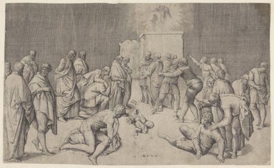 A frigyláda Dagon templomában alkotó: Battista Franco