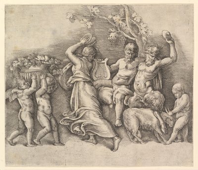 A Bachnal, 1530-61. alkotó: Battista Franco Veneziano