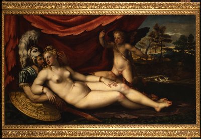 Vénusz, Mars és Ámor alkotó: Battista dellAngelo del Moro