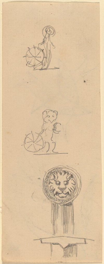 Vázlatlap [recto] alkotó: Beatrice Godwin Whistler