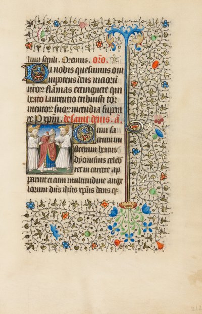 Szent Denis a fejét hordozza alkotó: Bedford Master