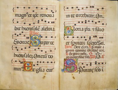 Bencés Antifónia, kb. 1467-70. alkotó: Belbello da Pavia