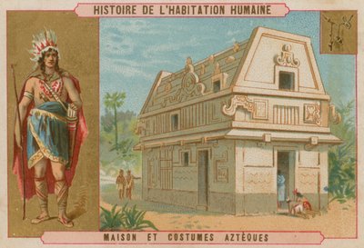 Azték ház és jelmez alkotó: Belgian School