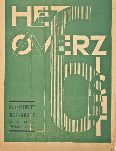 A „The Overview” folyóirat 1923-as számának borítója, 1923 alkotó: Belgian School