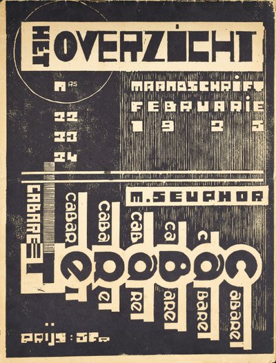 A „The Overview” magazin borítója, c. 1921-1925 alkotó: Belgian School