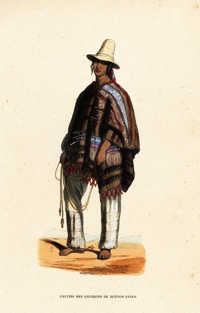 Indián gaucho az argentin Buenos-Ayres régióból alkotó: Belgian School