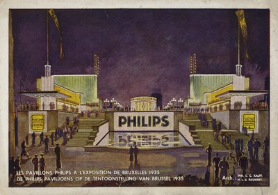 Philips Pavilions, Brüsszeli Nemzetközi Kiállítás, 1935 alkotó: Belgian School