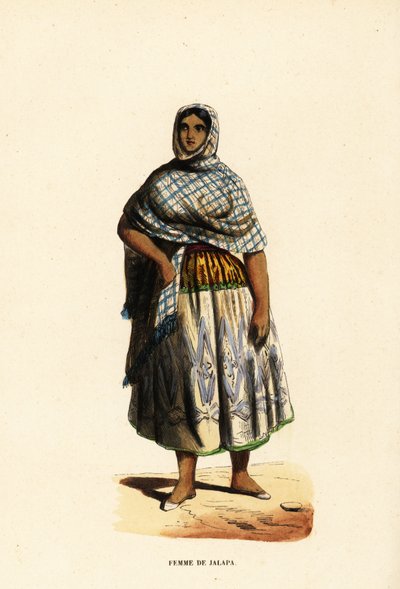 Xalapa városának nője, Veracruz, Mexikó alkotó: Belgian School