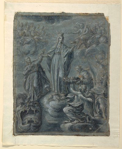 Rajz, Recto: 1630 körül. alkotó: Belisario Corenzio