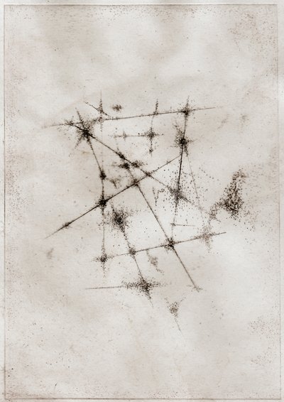 Nebula, 2018 (száraztű, papír) alkotó: Bella Larsson
