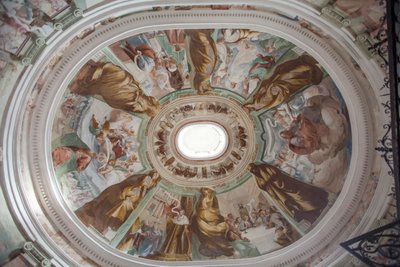 Boltozat bibliai jelenetekkel alkotó: Benedetto Crespi