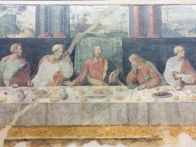 Az utolsó vacsora, részlet alkotó: Benedetto Coda