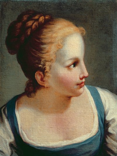 Egy fiatal lány feje alkotó: Benedetto Luti